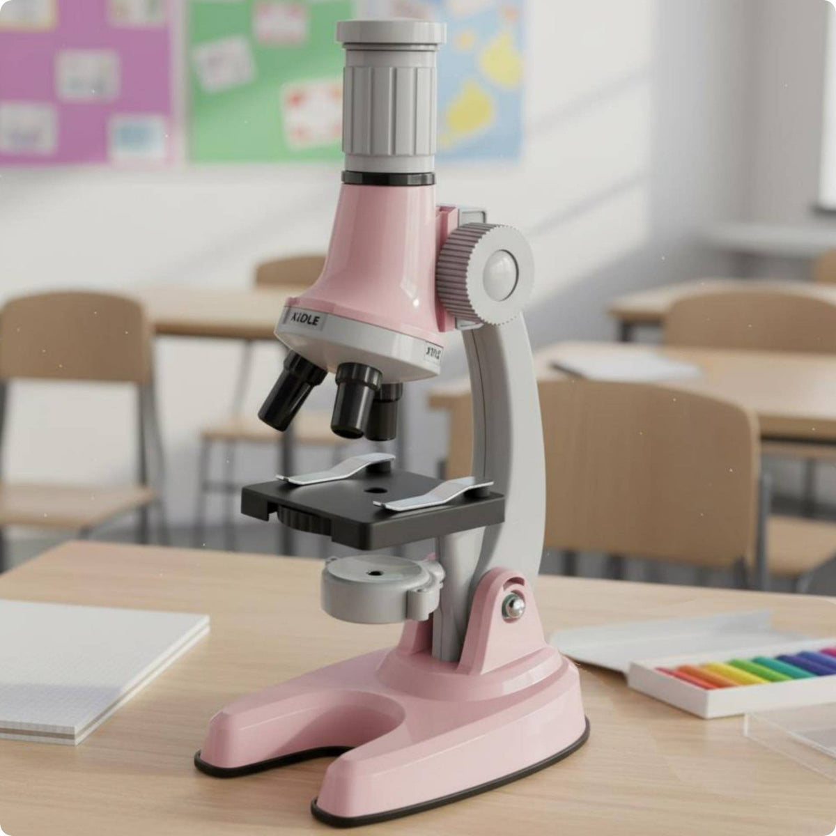 1200x Zooming Device Teaching Aid Student Zooming Device Kit Microscope for Kids, Classroom