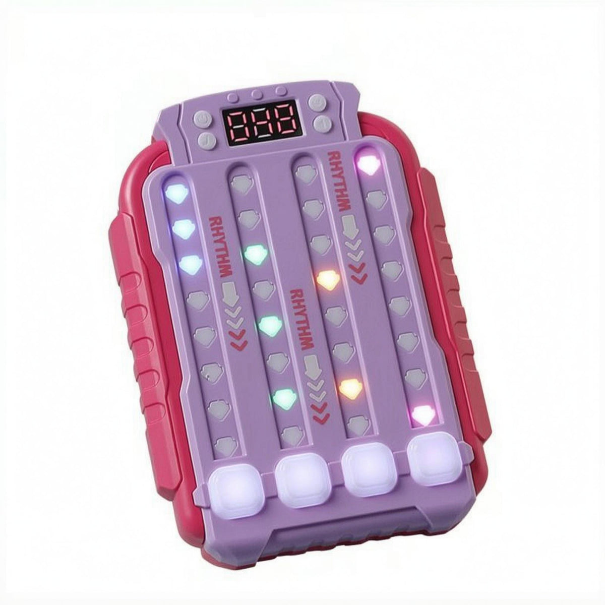 Light-up Rhythm Toy Portable Design LCD Rhythm Game Toy Hand-Eye Coordination