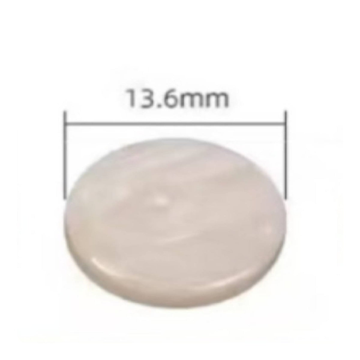 Pearlescent Trumpet Button Mother of Pearl Inlay Trumpet Key Button for Repair