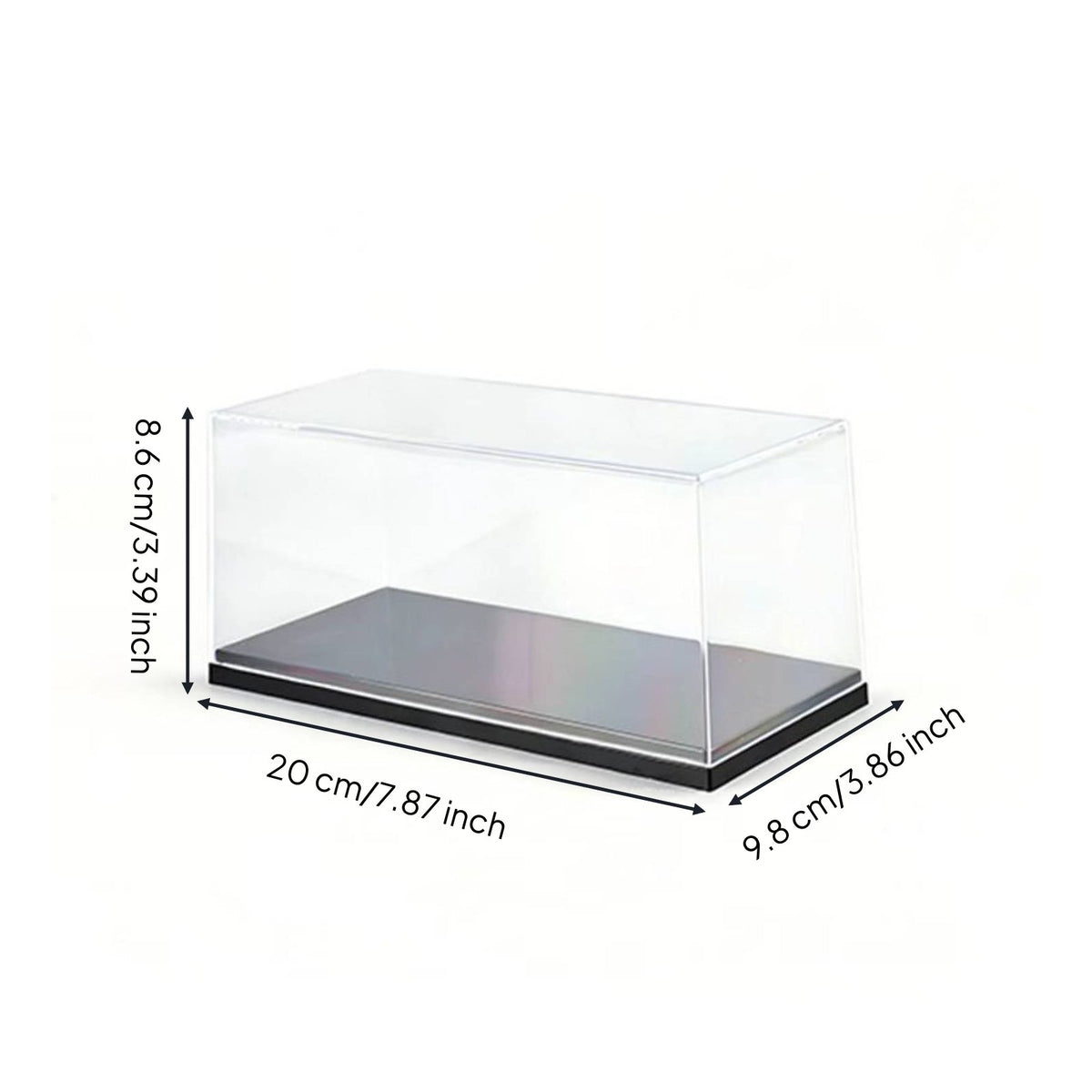 Acrylic Display Box Dustproof Acrylic Display Case Shielded Transparent Showcase Case for 1/32 Cars