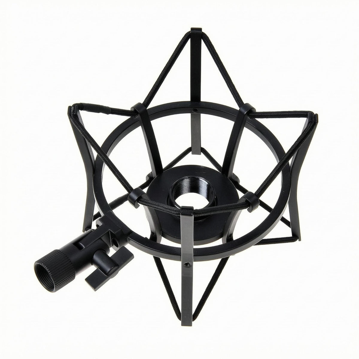 Condenser Audio Device Shock Mount Adjustable Clamp Condenser Mic Shock Mount Threaded Band