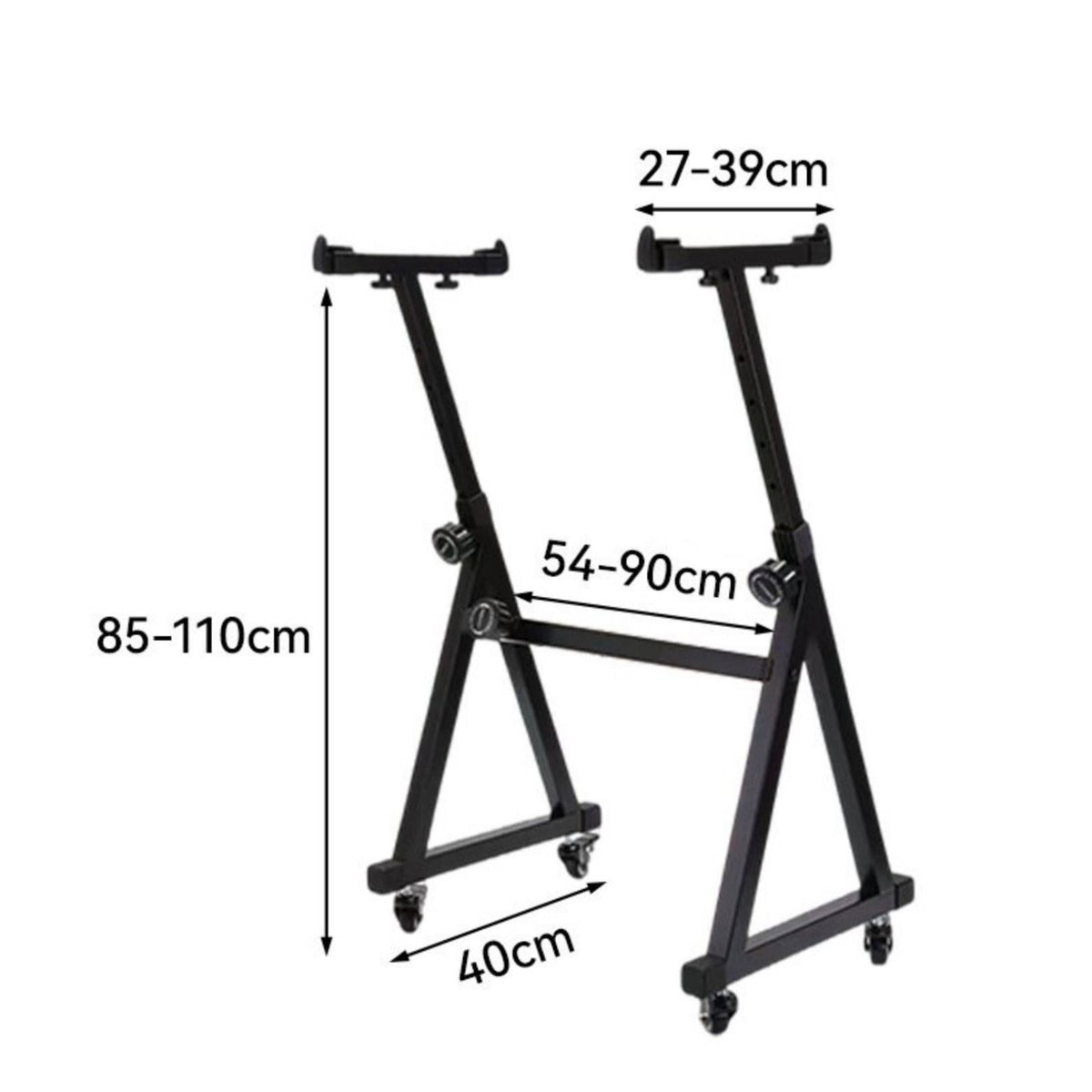Z Frame Keyboard Stand Sturdy Z-Style Keyboard Holder Non-Slip Foam Musical Equipment for Rehearsal Room