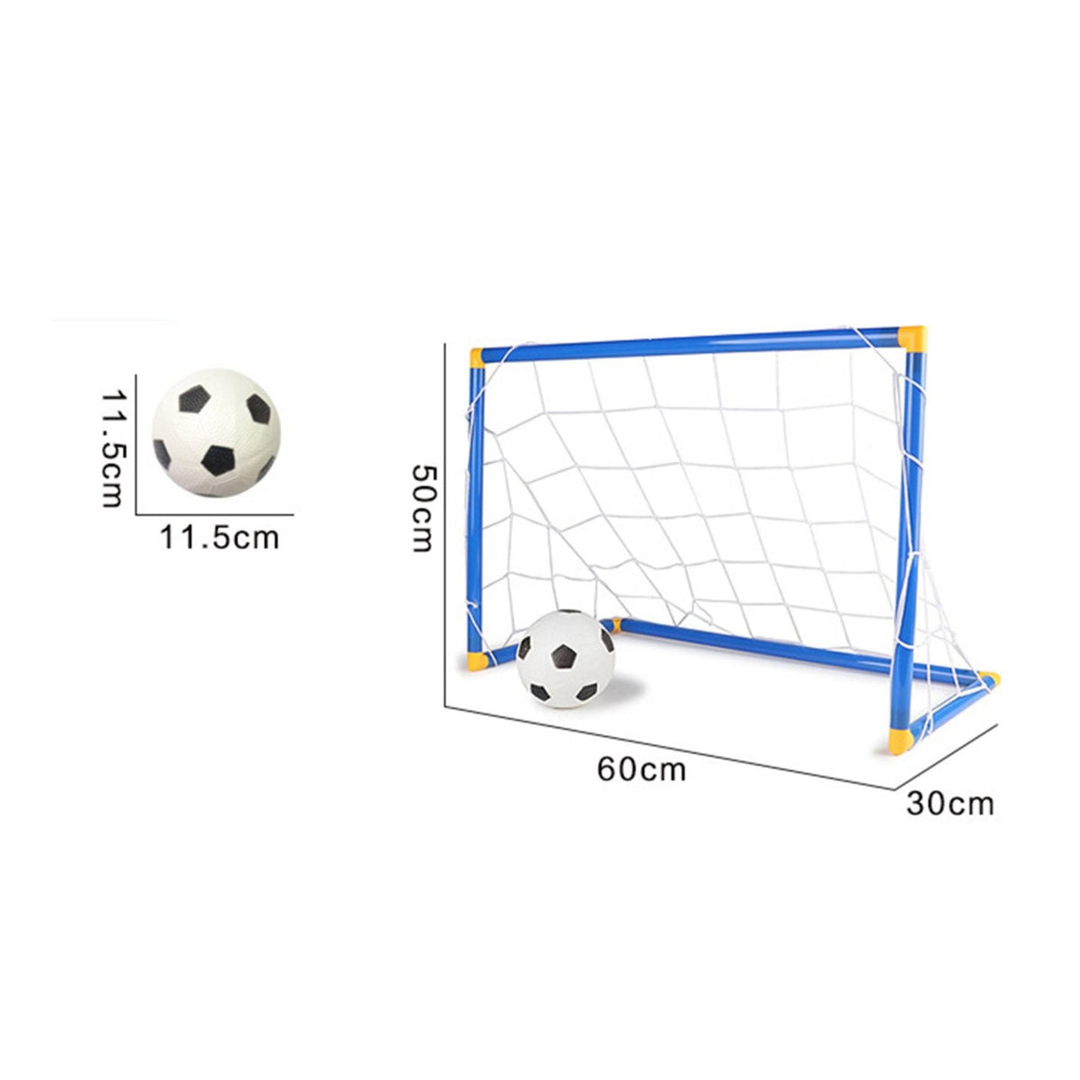 Kids Soccer Net Set Parent-Child Interaction Portable Football Net for Backyard