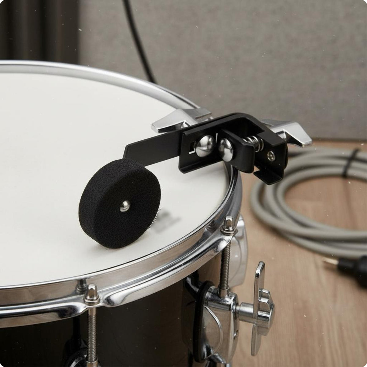 Snare Drum Mute Noise Reduction Music Accessory Compact for Practice, Home