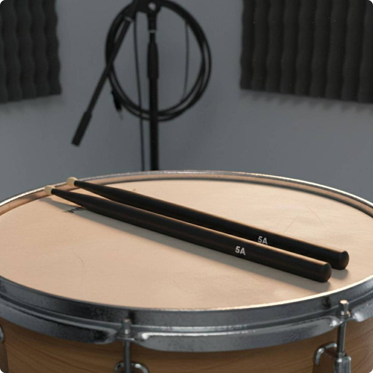 12 Pairs 5A Percussion Stick Long-Lasting Maple Percussion Stick Lightweight