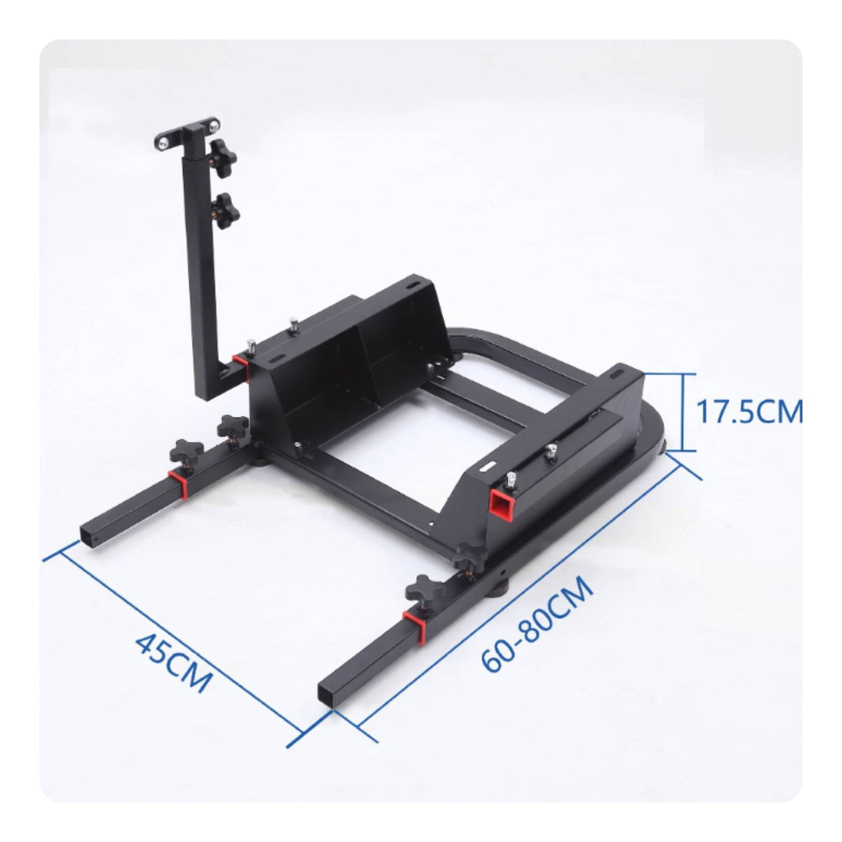 Pedal Stand with Shifter Mount Stable Steering Wheel Mount Frame Adjustable Gaming Gear for Enthusiasts