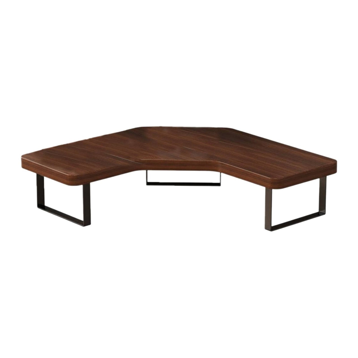 Wooden Computer Screen Riser Ergonomic Design Desktop Keyboard Storage Rack
