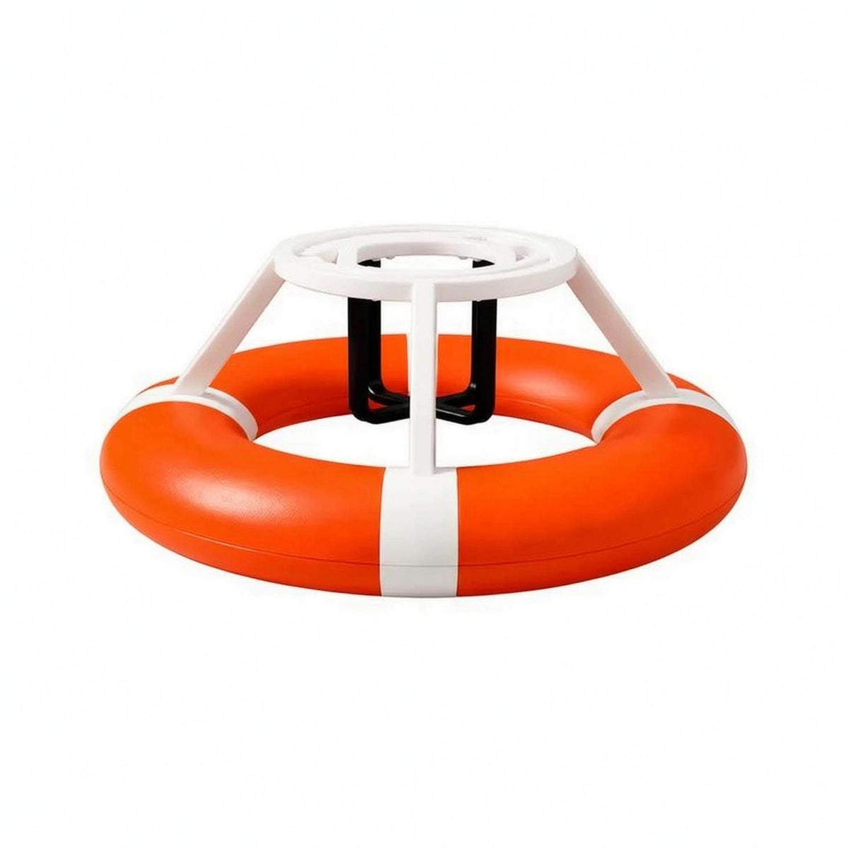 Floating Gyro Cup Holder 3D-Printed Buoyant Pool Beverage Buoyant Orange