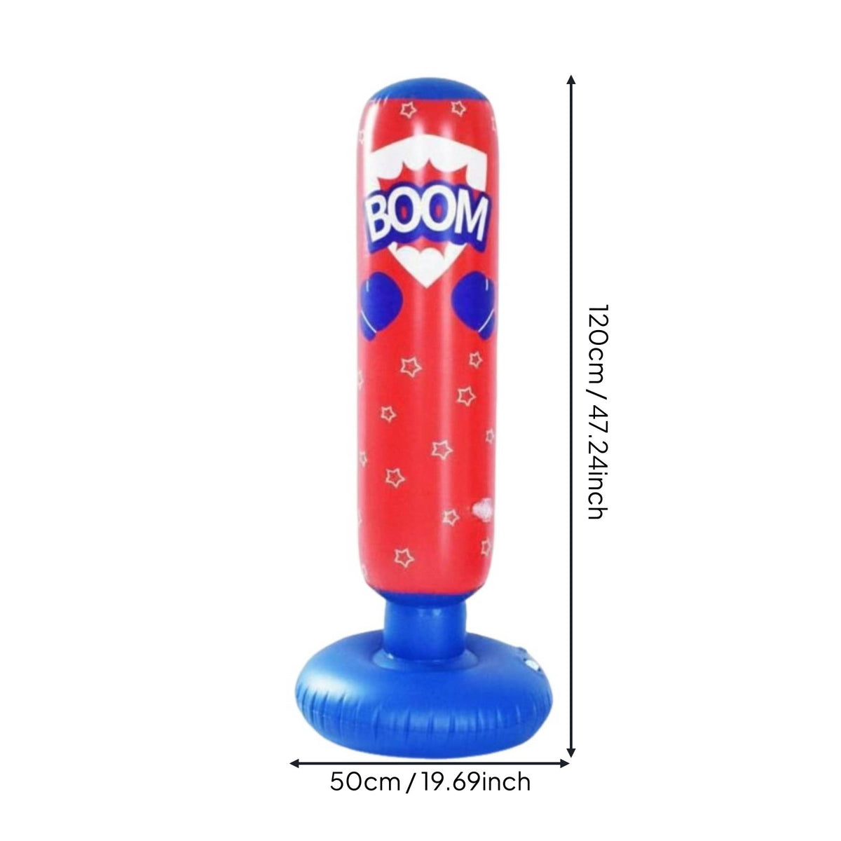 Inflatable Punching Pillar Thickened Material Kids Inflatable Boxing Bag