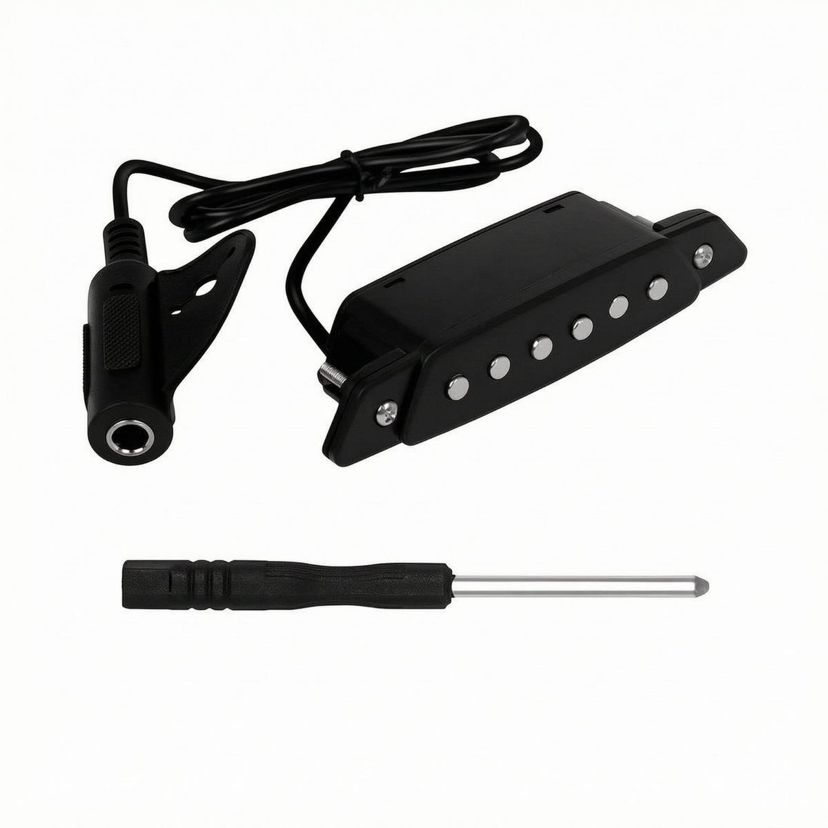 Snap-on Soundhole Pickup Rectangular Snap-on Guitar Pickup Wired