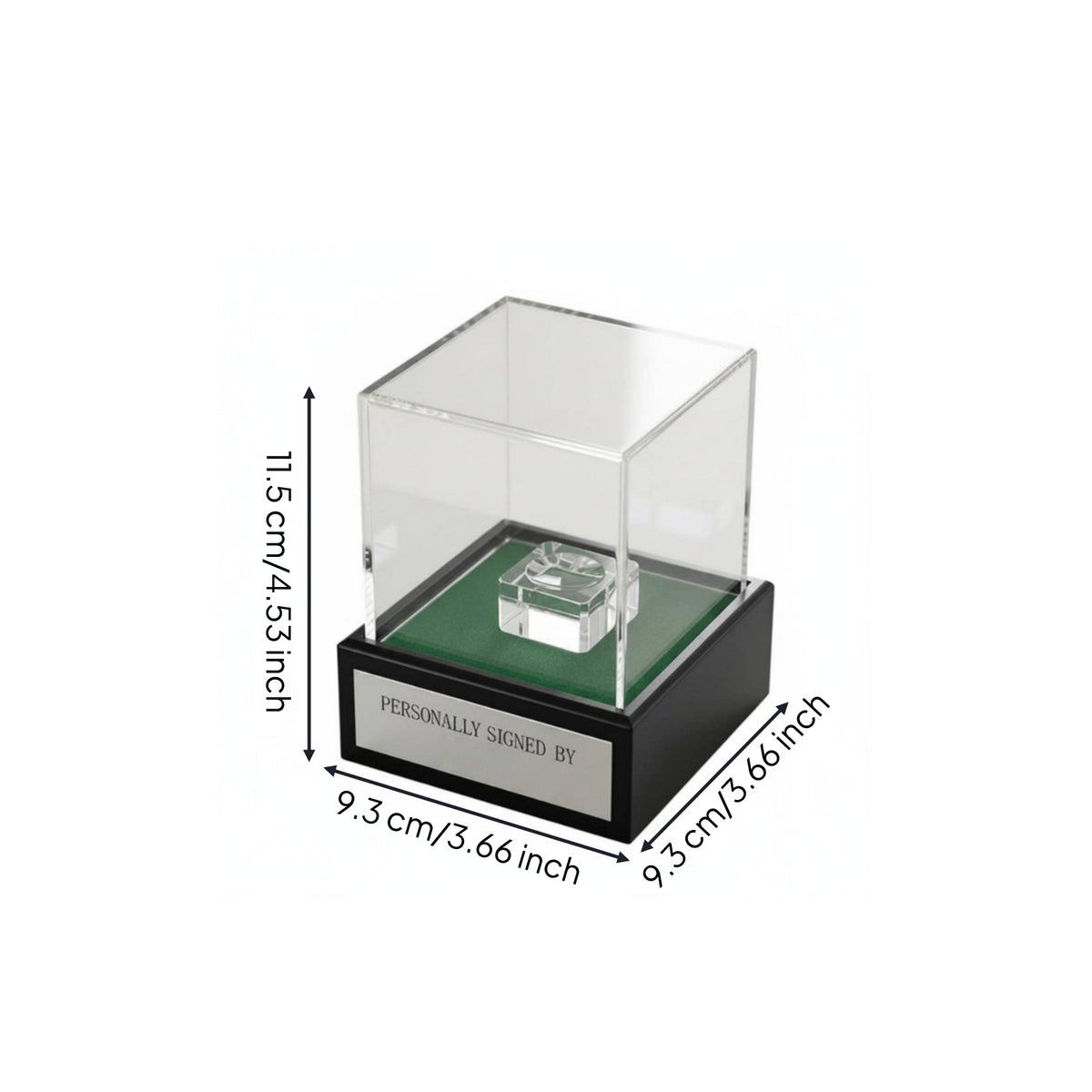 Acrylic Billiard Ball Case Clear Billiard Ball Display Cube Sturdy