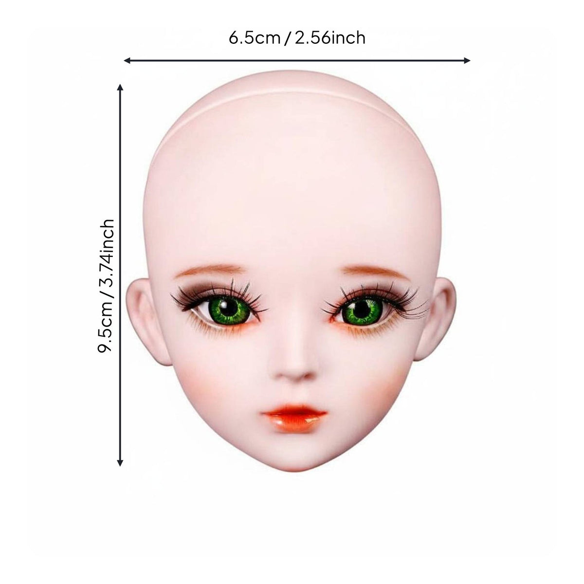 Ball-Jointed Doll Body Customizable 1/3 BJD Lifelike Figure Articulated Figure for Hobbyists