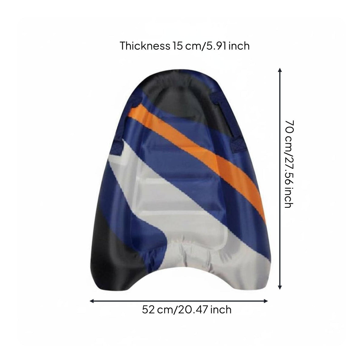 Inflatable Wave Board Lightweight Inflatable Buoyant Board Double-Sided Design