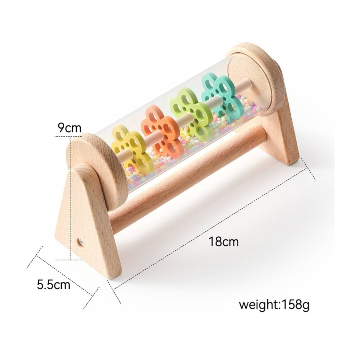 Sensory Rain Stick Stress Relief Rainmaker Toy Early Learning for Relaxation