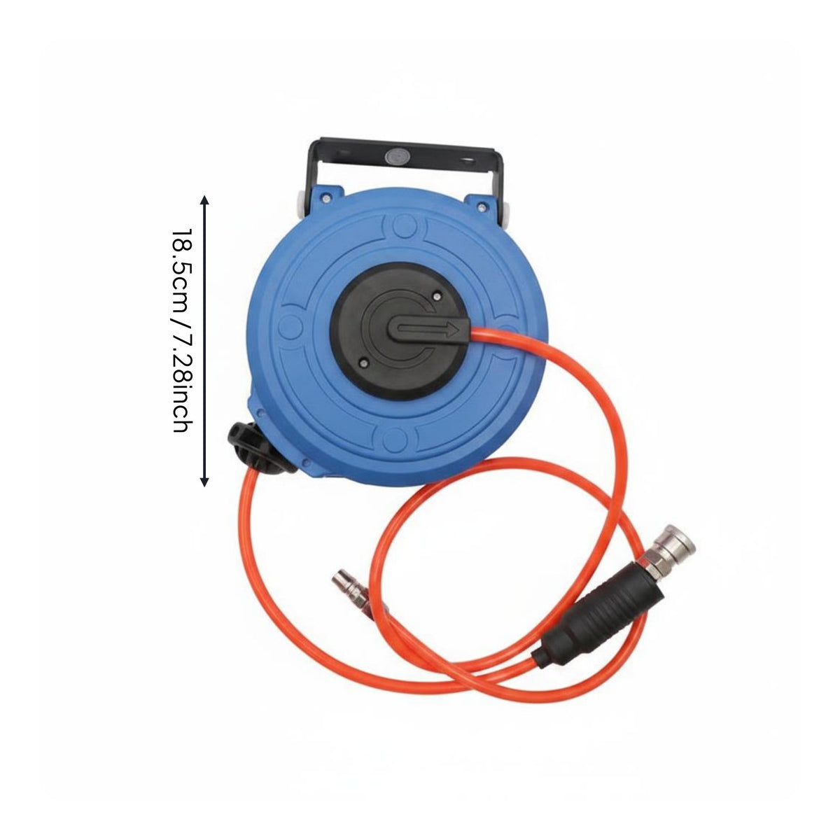 Retractable Air Hose Reel Metal Fittings Mini Air Hose Reel Long-Lasting