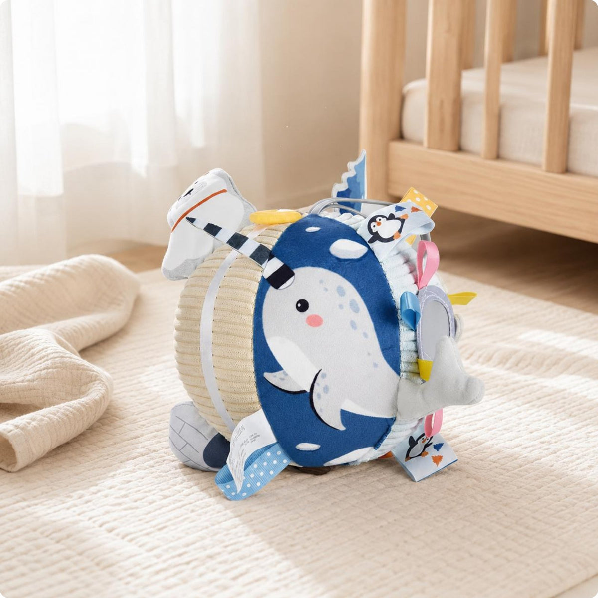 Educational Sensory Rattle Easy to Grip for Playtime, Infants 0-6 Months