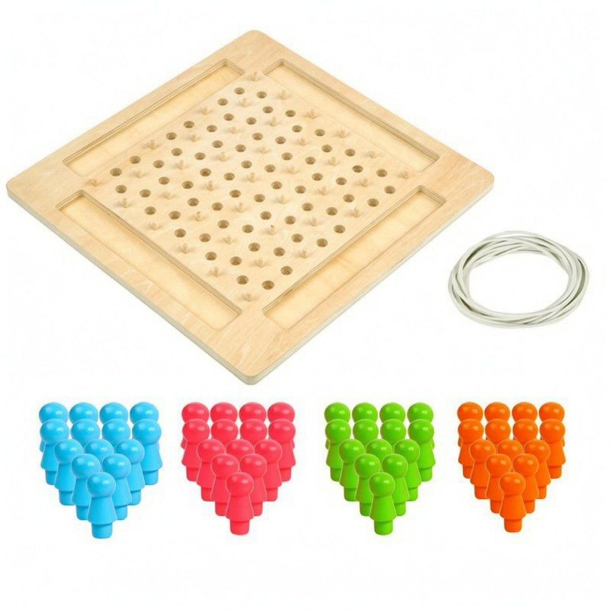 Triangular Peg Board Classic Triangle Peg Game Decorative