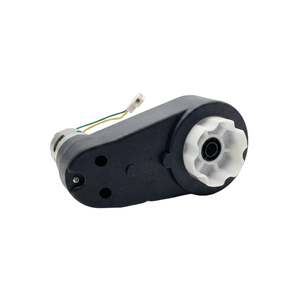 Black Housing Children's Electric Car Gearbox RS775 Motor Gearbox Mounting Holes
