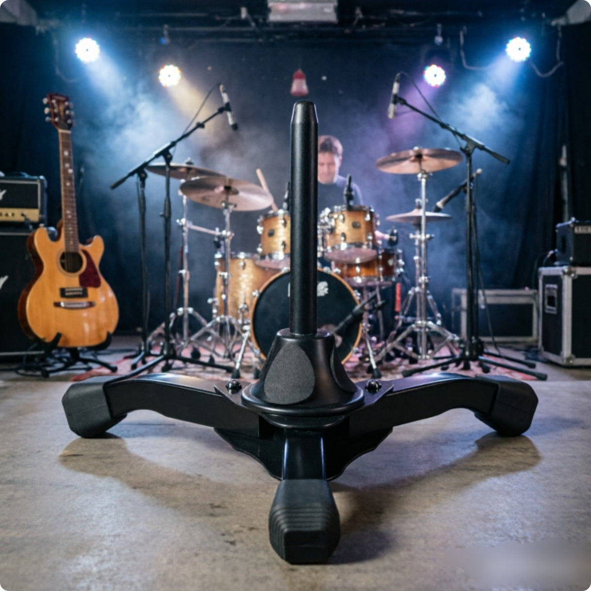 Folding Clarinet Stand Stable Foldable Clarinet Stand Long-Lasting for Travel
