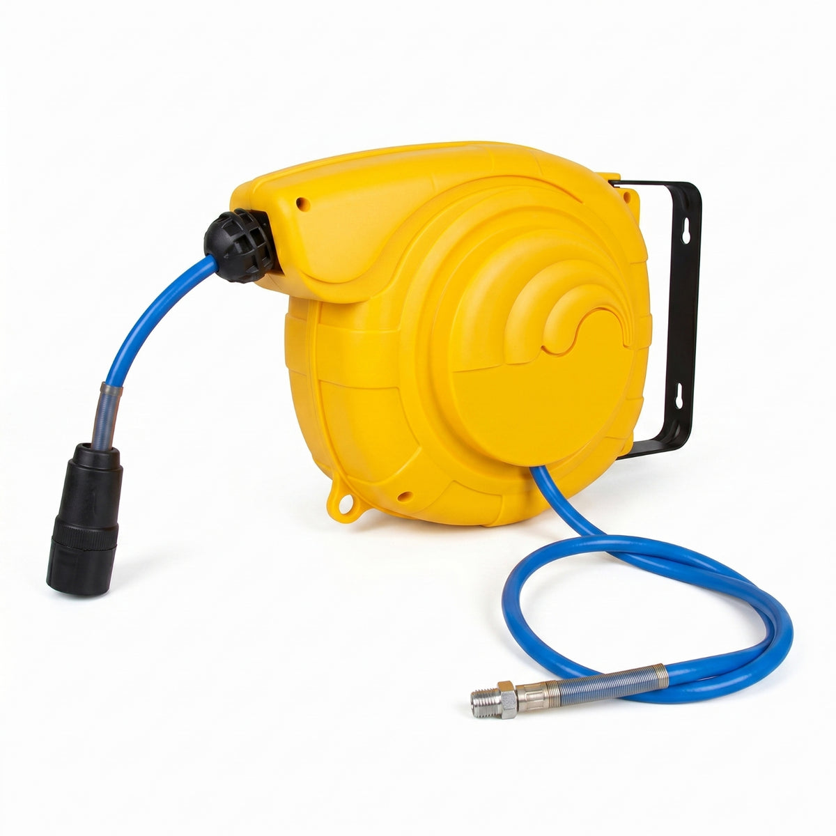 Hardware Tool Metal Fittings Kink Resistant Retractable Air Hose Reel for Garage