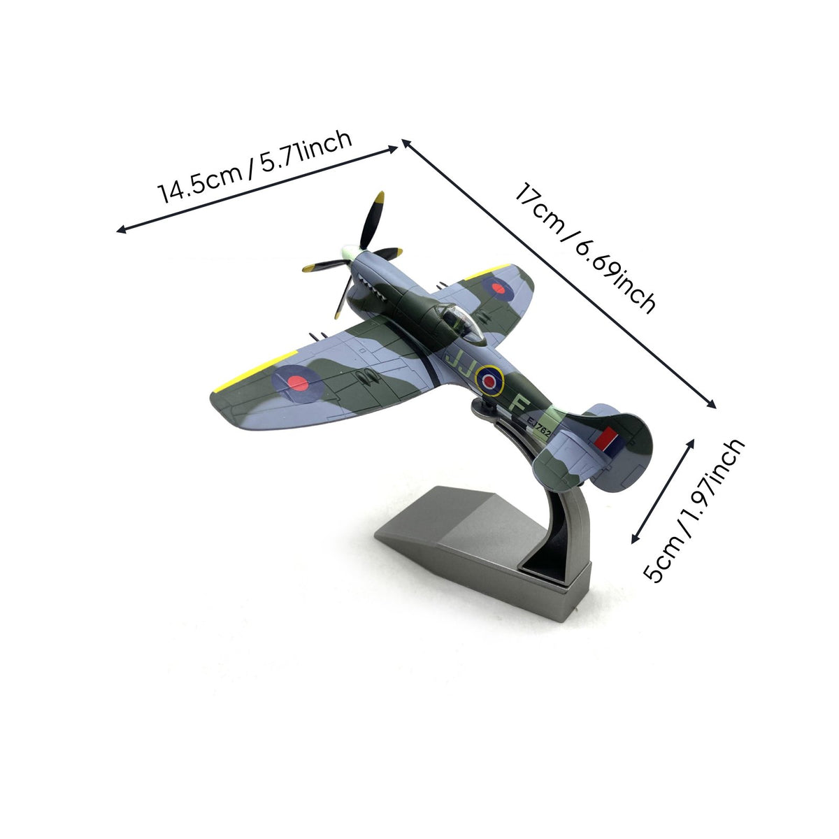 Tempest Warplane Model Finished Product 1:72 Scale Plane Model No Assembly