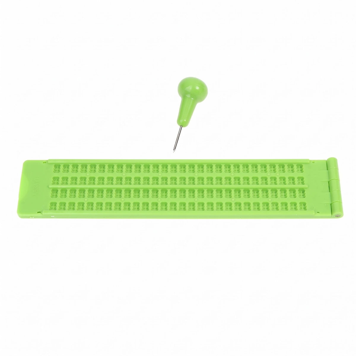 Foldable Braille Board Plastic Braille Slate and Stylus Metal Tip