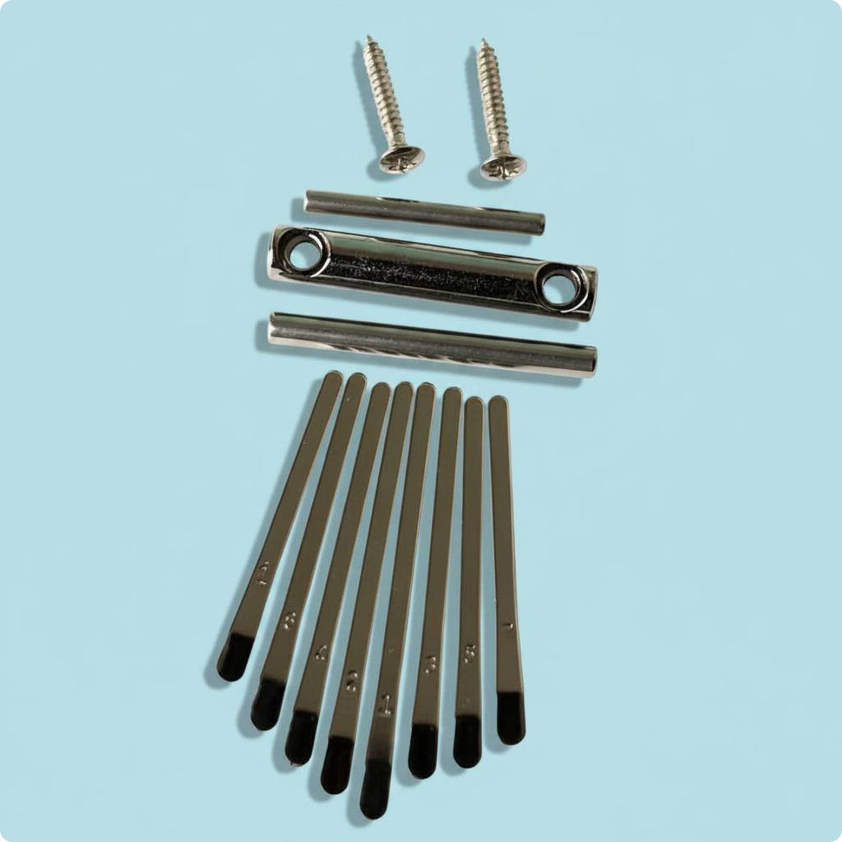 8 Pieces 8 Note Kalimba Tines Clear Sound Mini Thumb Piano Easy to Play