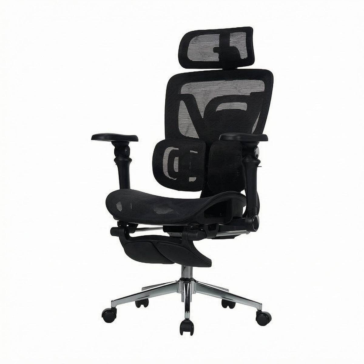 Ergonomic Mesh Chair Headrest Ergonomic Office Chair Seat-Depth Adjustment