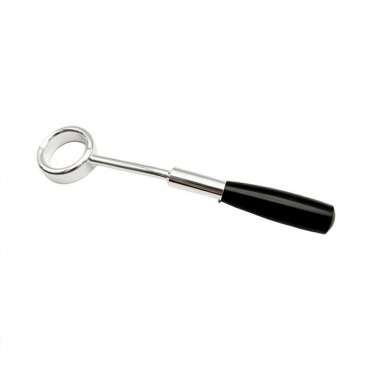 Brass Mouthpiece Practice Tool Black Handle Metal Mouth Loop Practice Aid