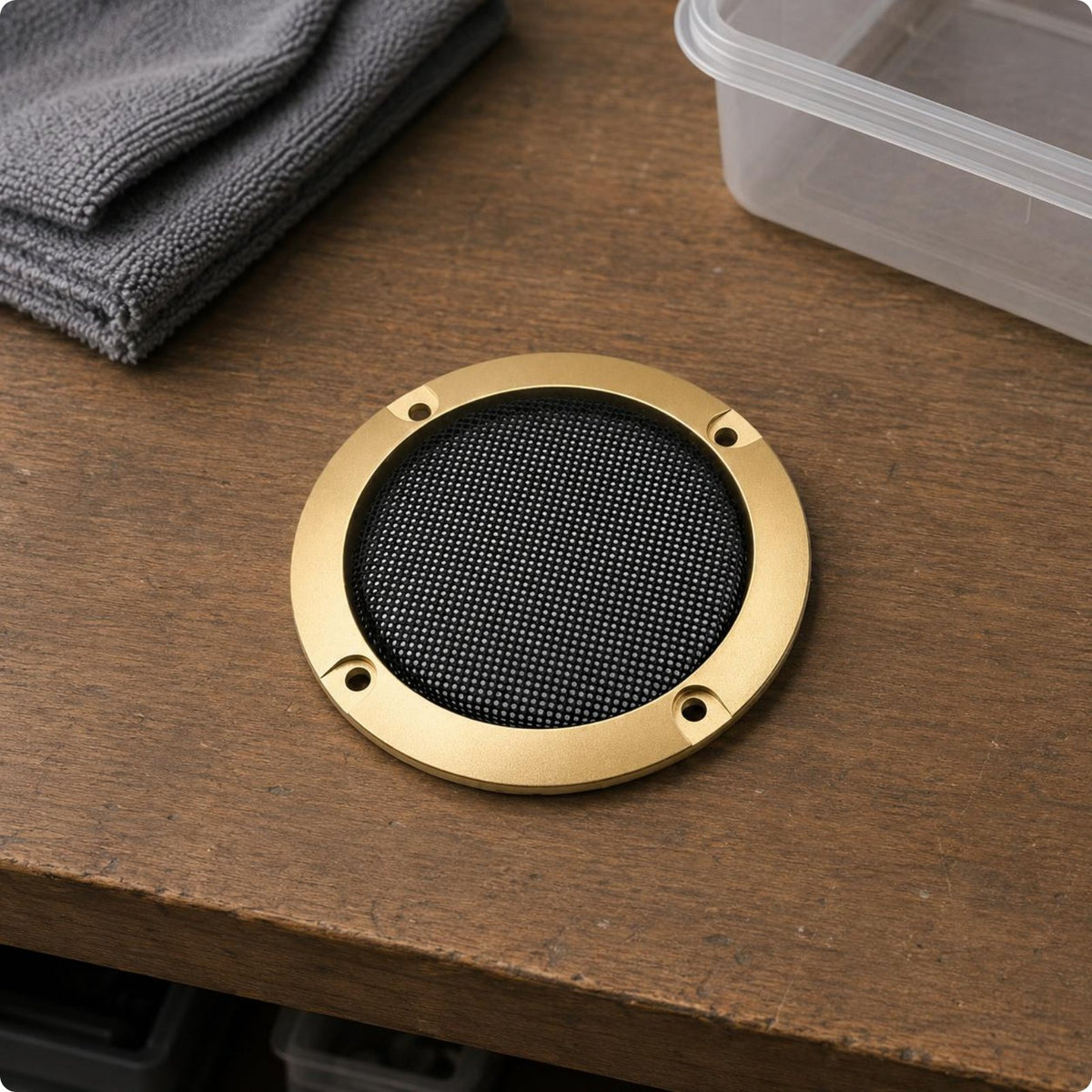 Metal Speaker Grille Dustproof Woofer Grill Cover Easy Install