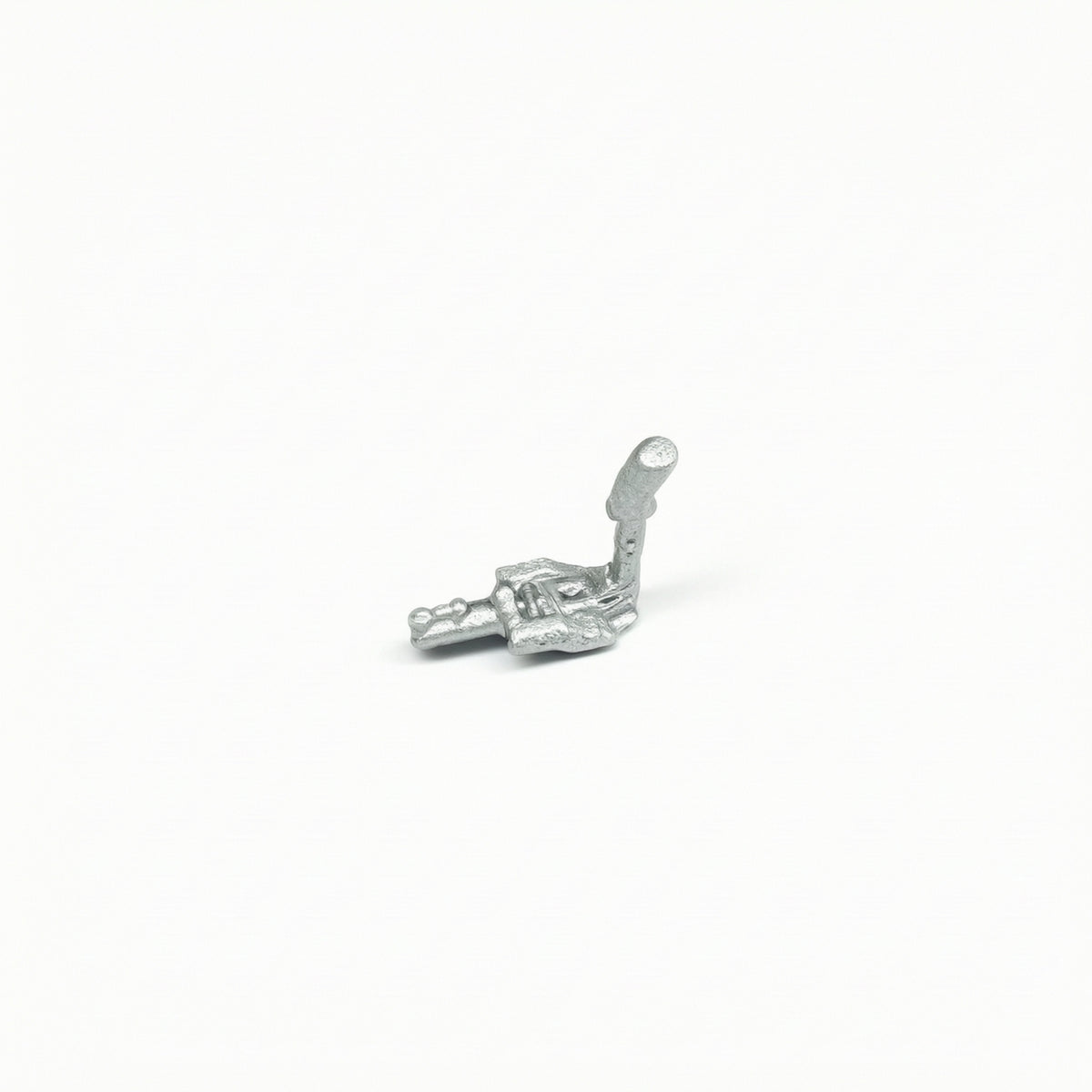 Miniature Gear Transmission Selector Lever Silver-Toned Gear Transmission
