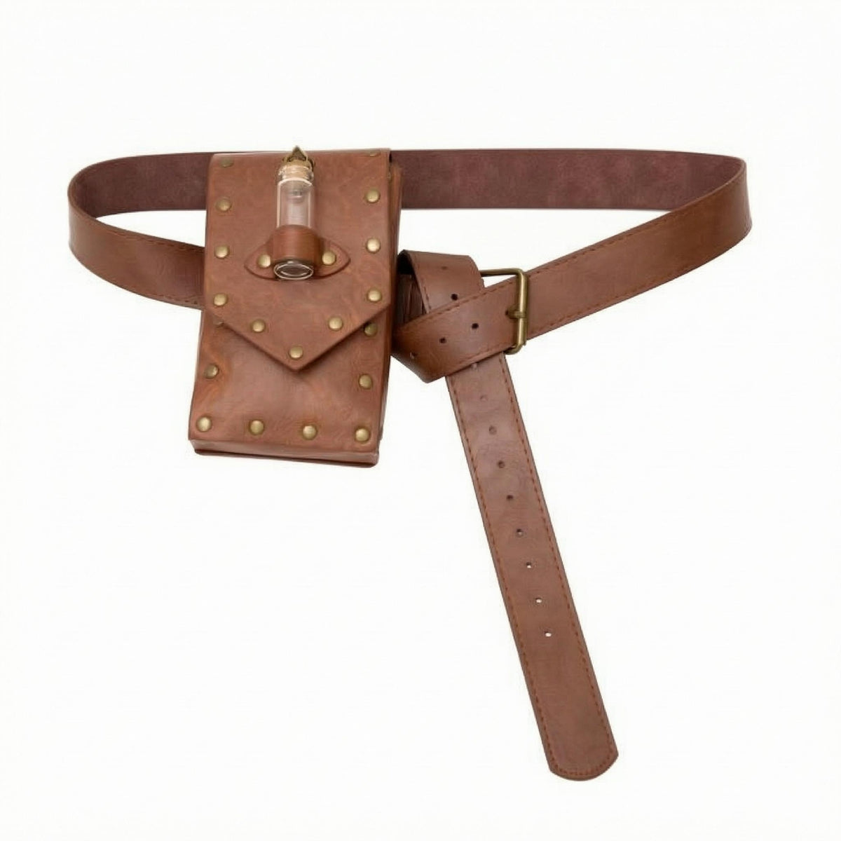 Cosplay Waist Bag Adjustable Buckle Costume Accessory Vintage Style