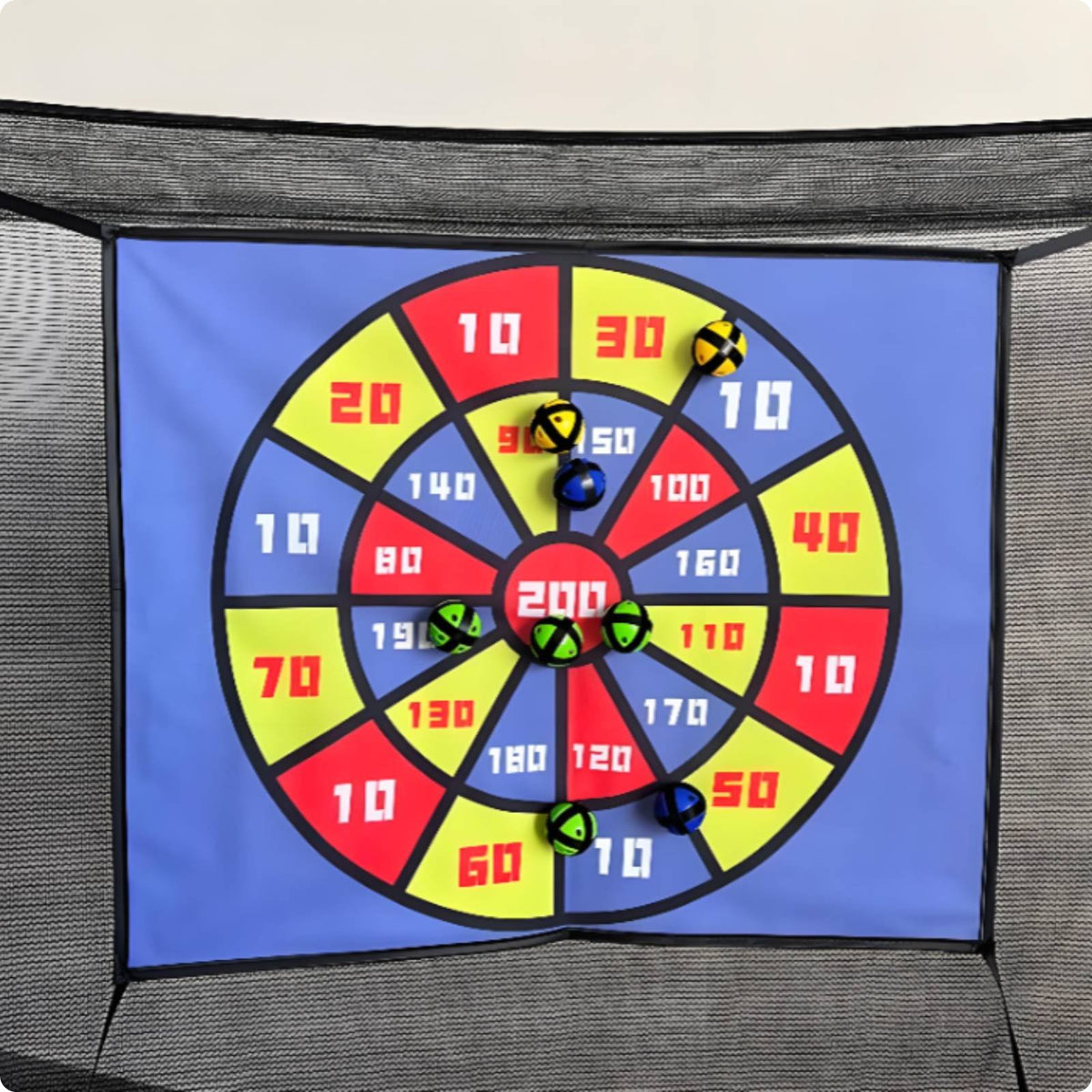 Trampoline Target Game Safe Sticky Ball Target Board Interactive for Children
