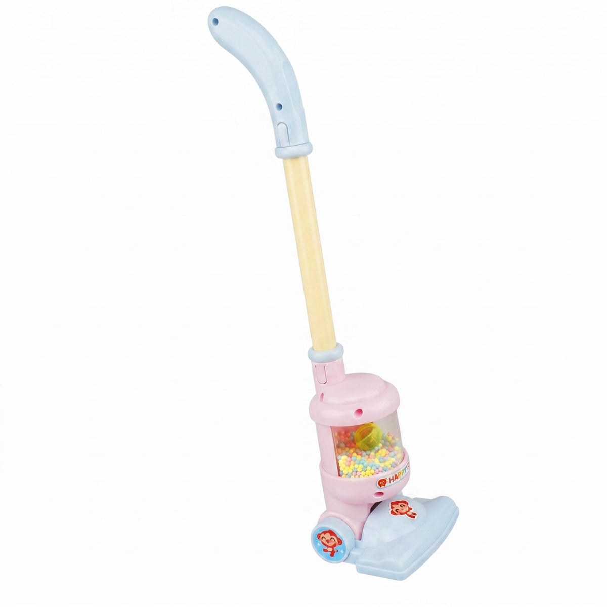 Toy Vacuum Cleaner Clear Chamber Upright Toy Vacuum Colorful Beads