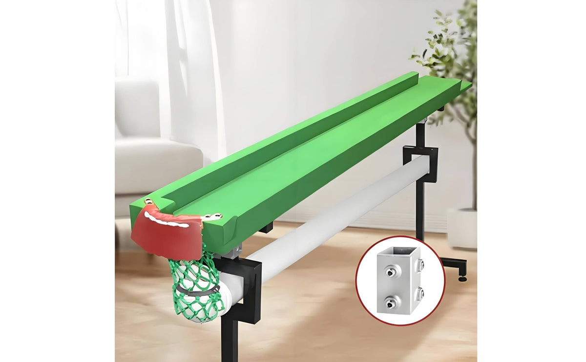 Portable Single Pocket Training Table Automatic Ball Return Billiards Stroke Practice Sturdy Construction Sports Equipment for Beginners, Home
