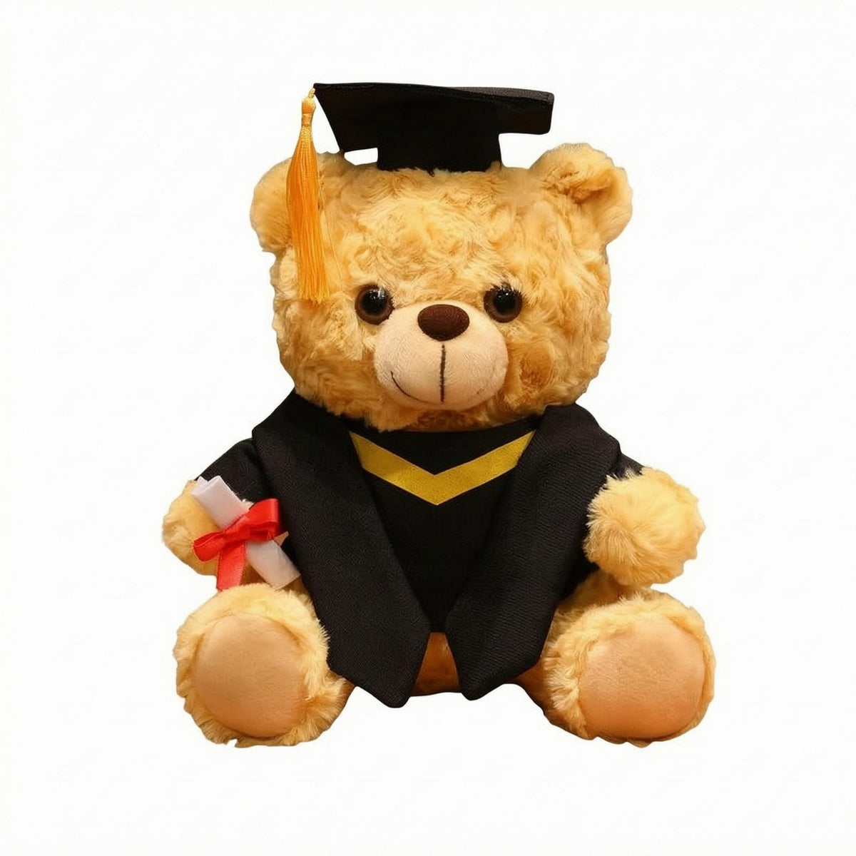 Graduation Teddy Bear Yellow Tassel Stuffed Creature Cuddly