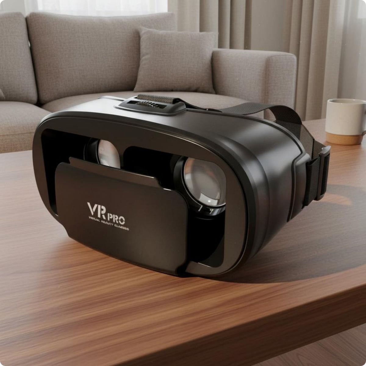 Mobile Vr Headset Immersive Viewing Electronics Hands Unrestricted