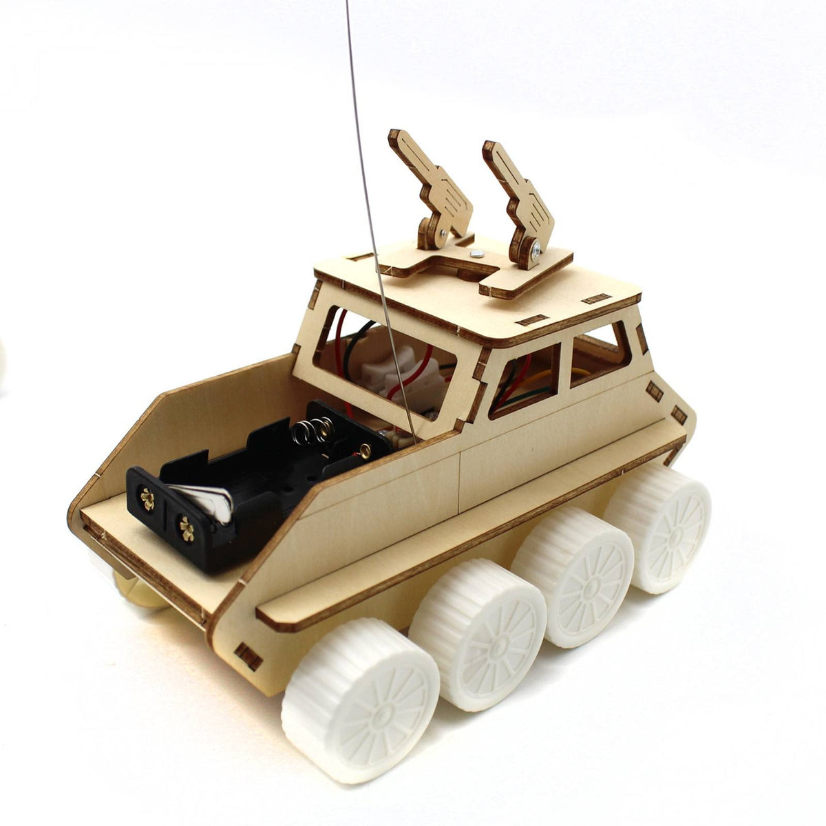 Wireless-Control Armored Car Turret-Like Top Wireless Control Car Assembly Kit
