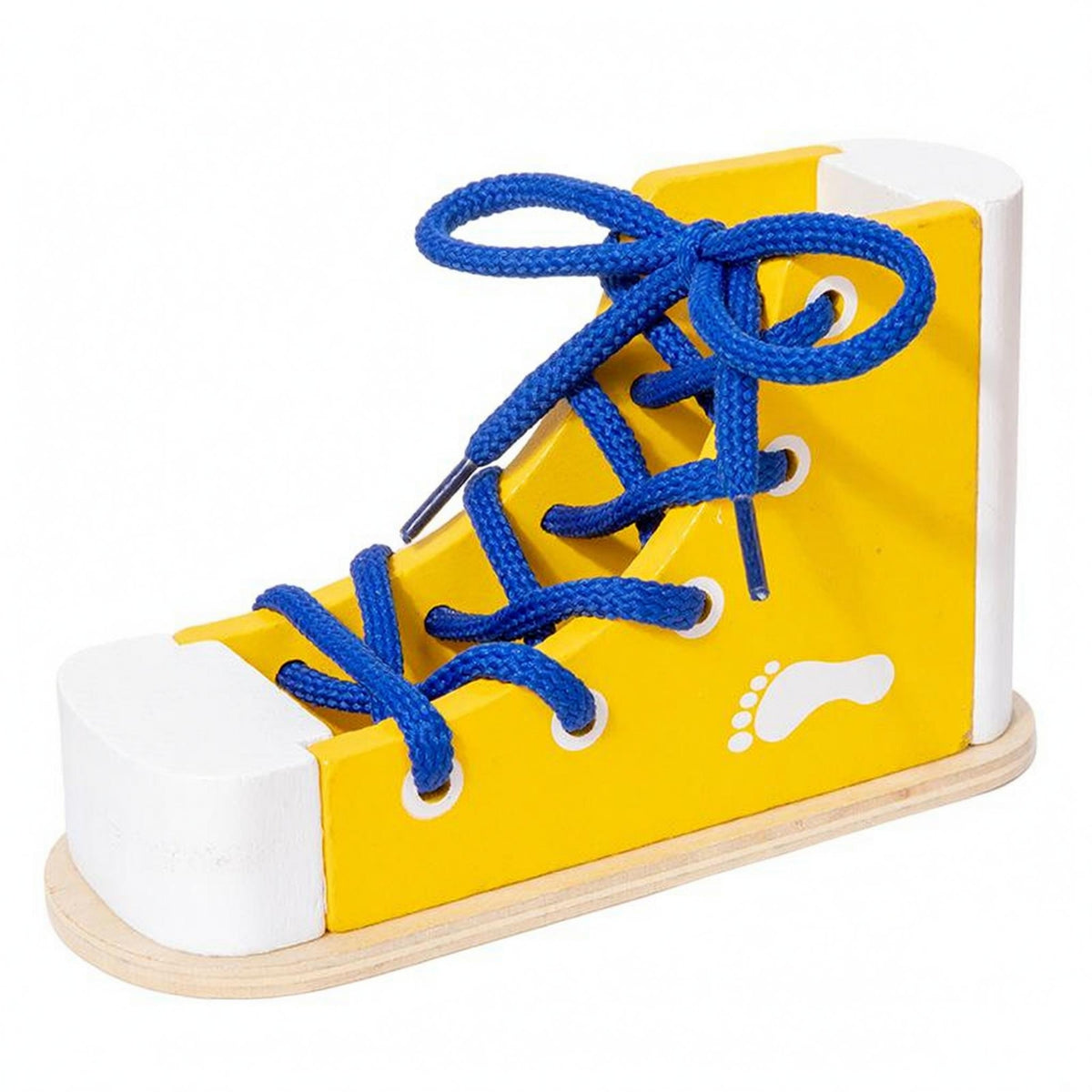 Shoe Lacing Practice Toy Fine Motor Skills Lace Tying Board Long-Lasting