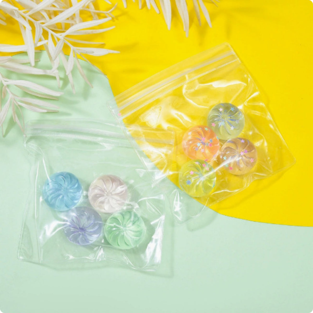 8 Pieces Crystal Bun Squishy Soft Baozi Squishy Gift Idea for Office