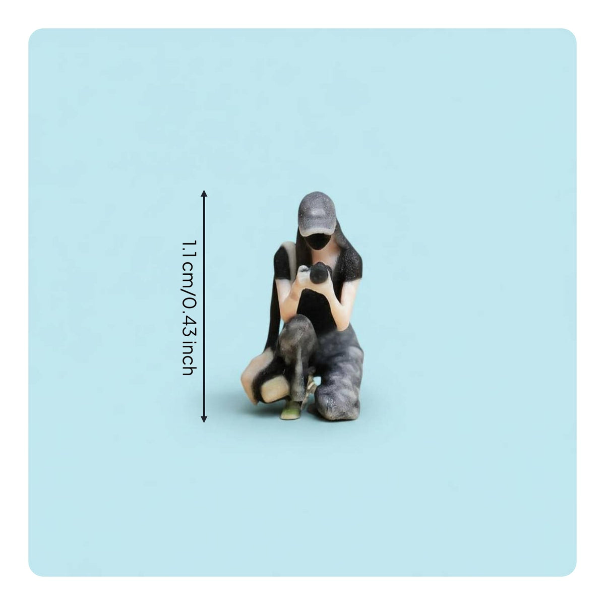 1:64 Scale Figure Collection Piece 3D Printed Figurine Exquisite Workmanship