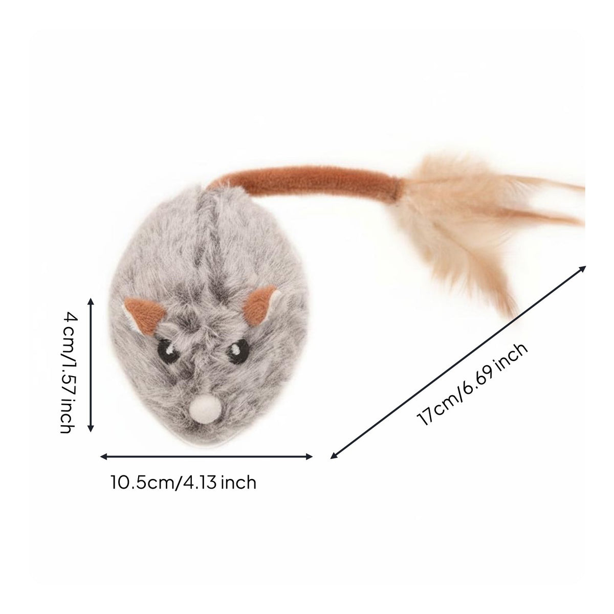 Rechargeable Feline Toy Automatic Moving Interactive Feline for Indoor