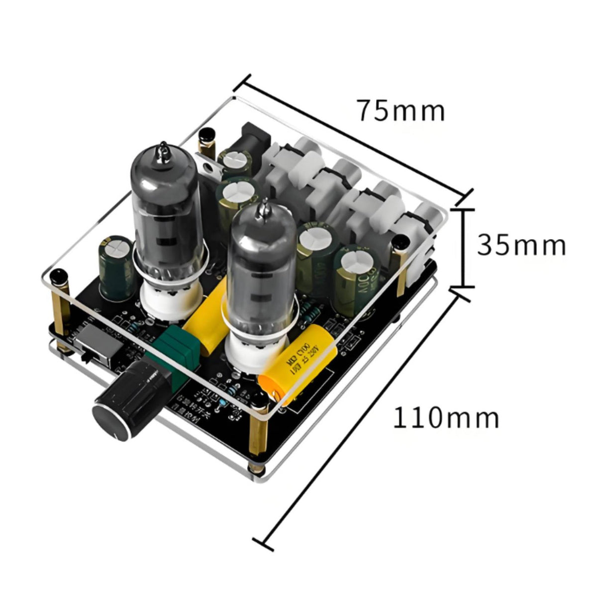 6J3 Tube Amplifier Board Upgraded Version Stereo Pre Amplifier