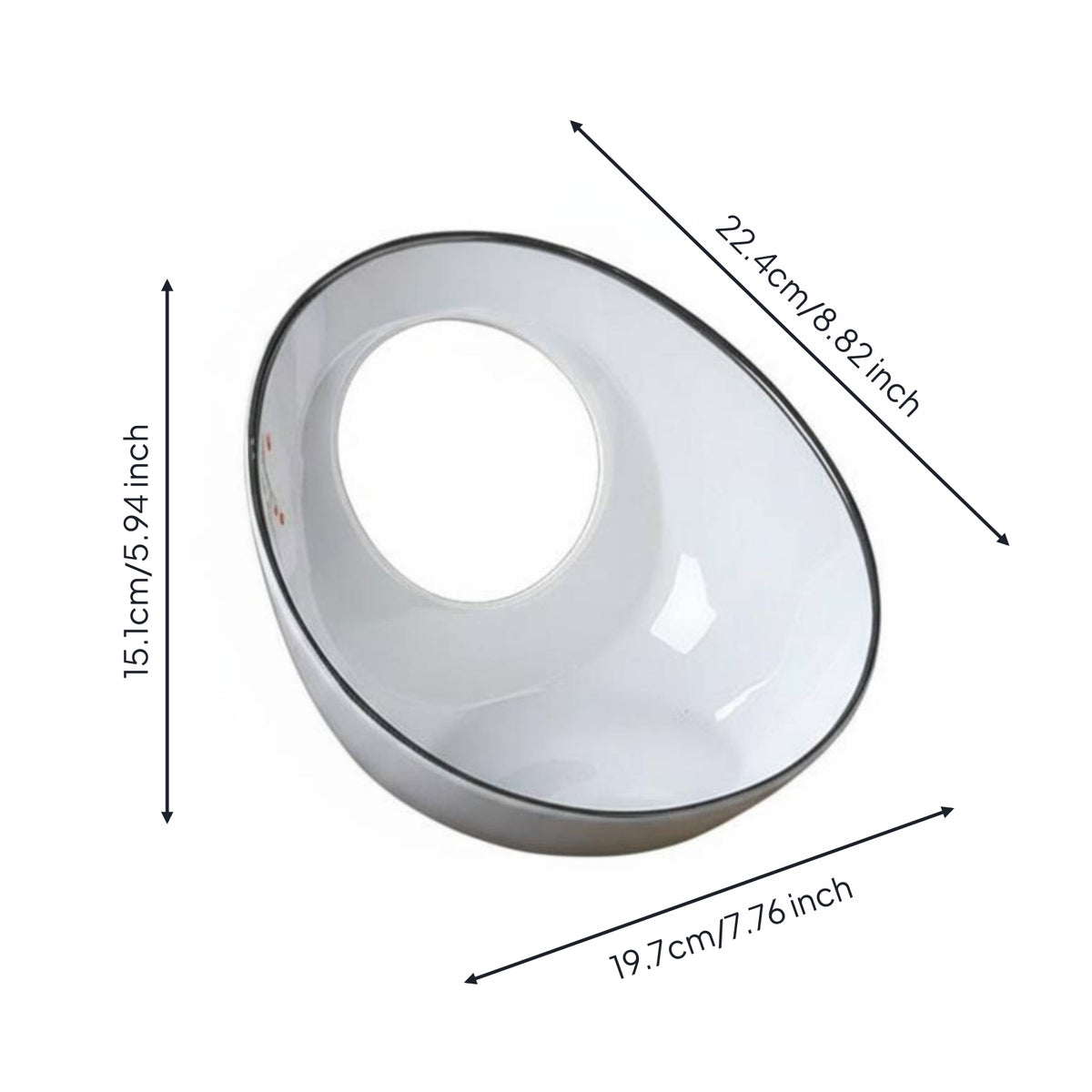 Melamine Plate Food Presentation Imitation Porcelain Plate Chip-Resistant Serving Platter for Banquet
