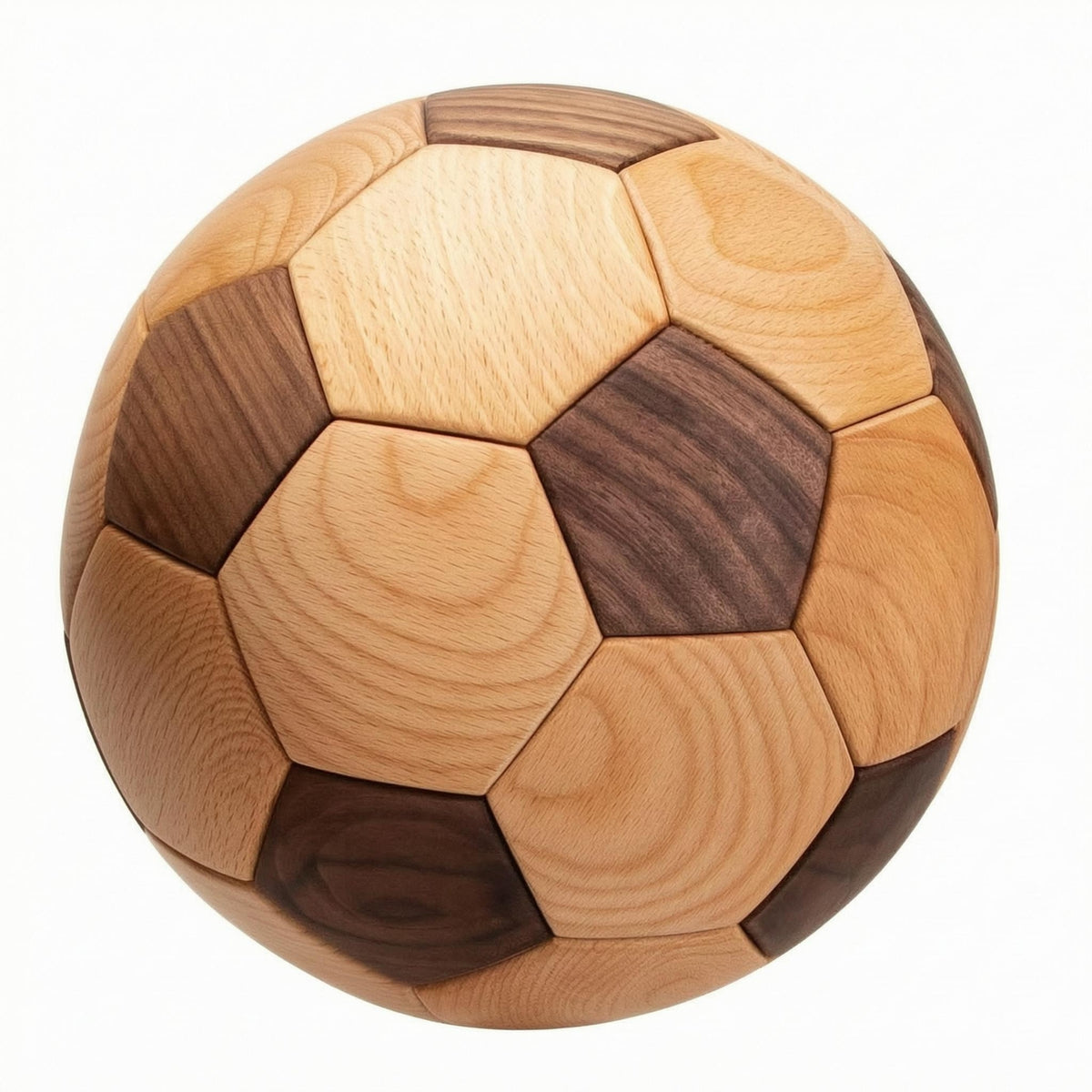 Soccer Ball Ornament Decorative Wooden Soccer Ornament No Celebration Decor for Display