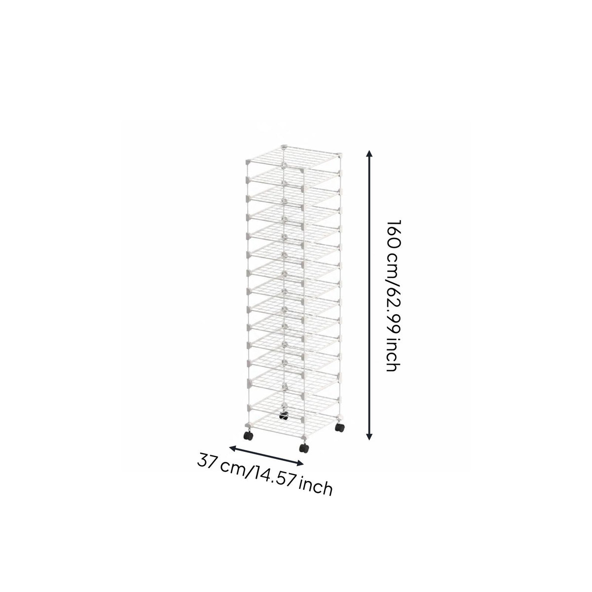 Art Supply Drying Rack Large Capacity Storage Furniture Sturdy Metal Mesh