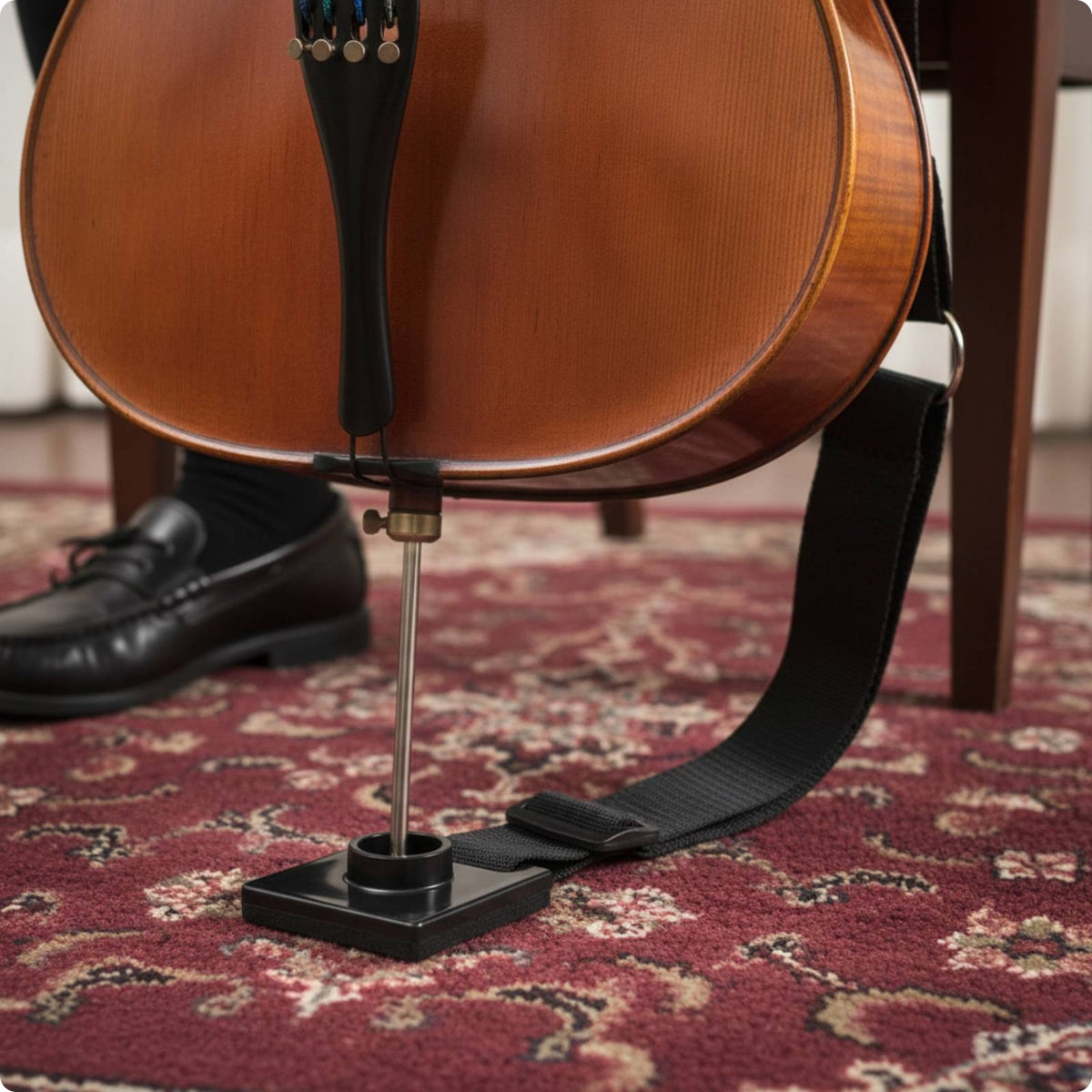Cello Anti-Slip Pad Sponge Base Cello Stop Pad Stable Grip for Cellists