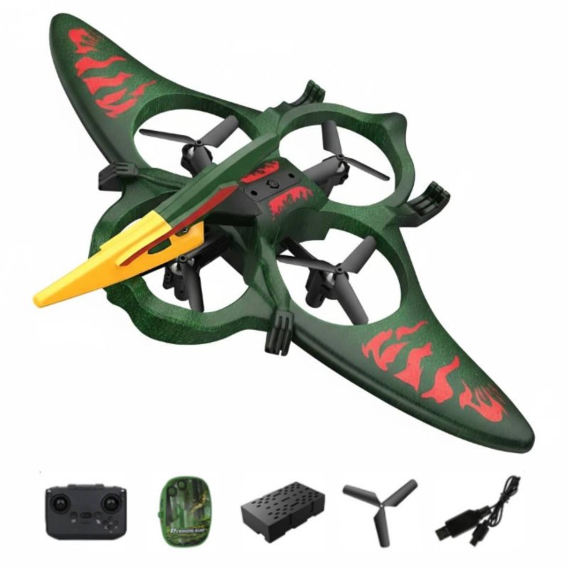 Foam Performance Glider Crash Resistant Motion Sensing RC Plane Auto-Orientation Mode Pterosaur Drone for Beginners, Outdoor