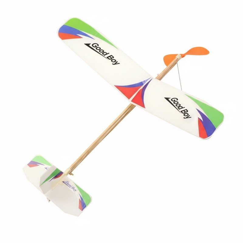 Foam Airplane, Rubber Band Powered, DIY Assembly, School Science Activity