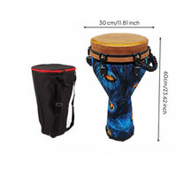 African Hand Drum Easy to Learn Bright Tone Percussion Instrument for Beginners